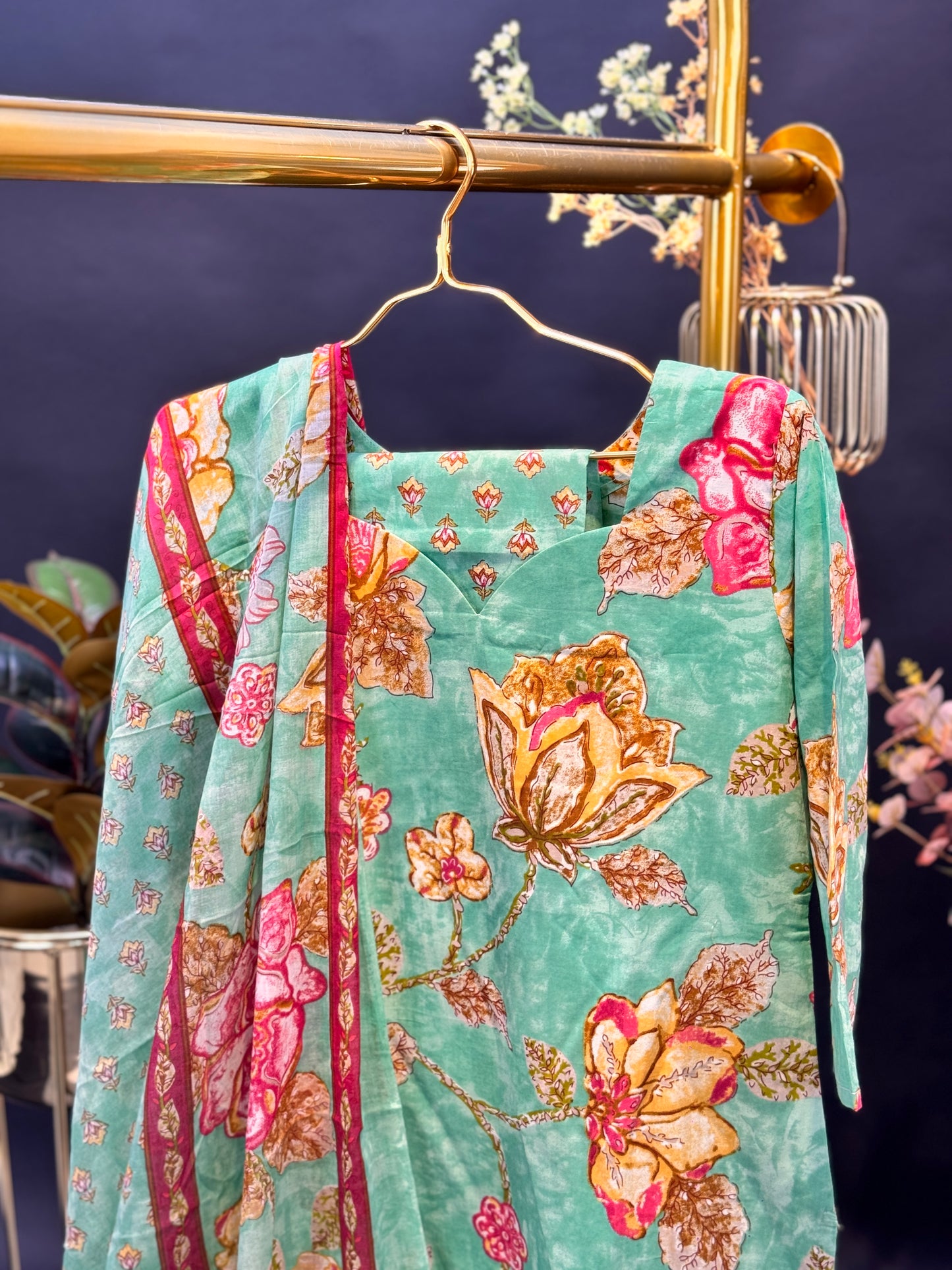 Mint Rose Garden Suit 3-Piece Set