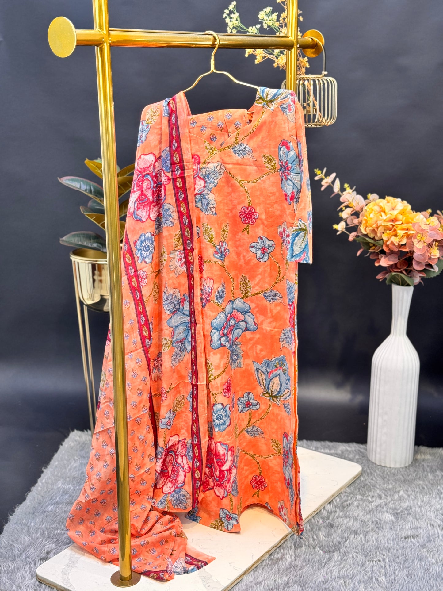 Sunset Bloom Printed Suite 3-Piece set